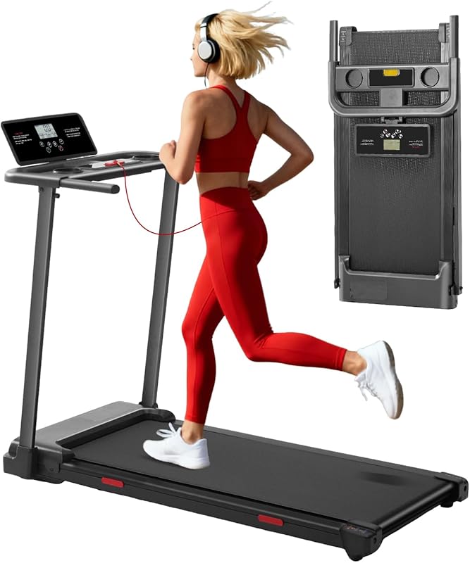 MCRG Treadmill Foldable Electric Treadmills Handle